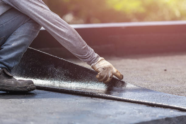 Professional Basement Waterproofing technician working in New Vernon, NJ
